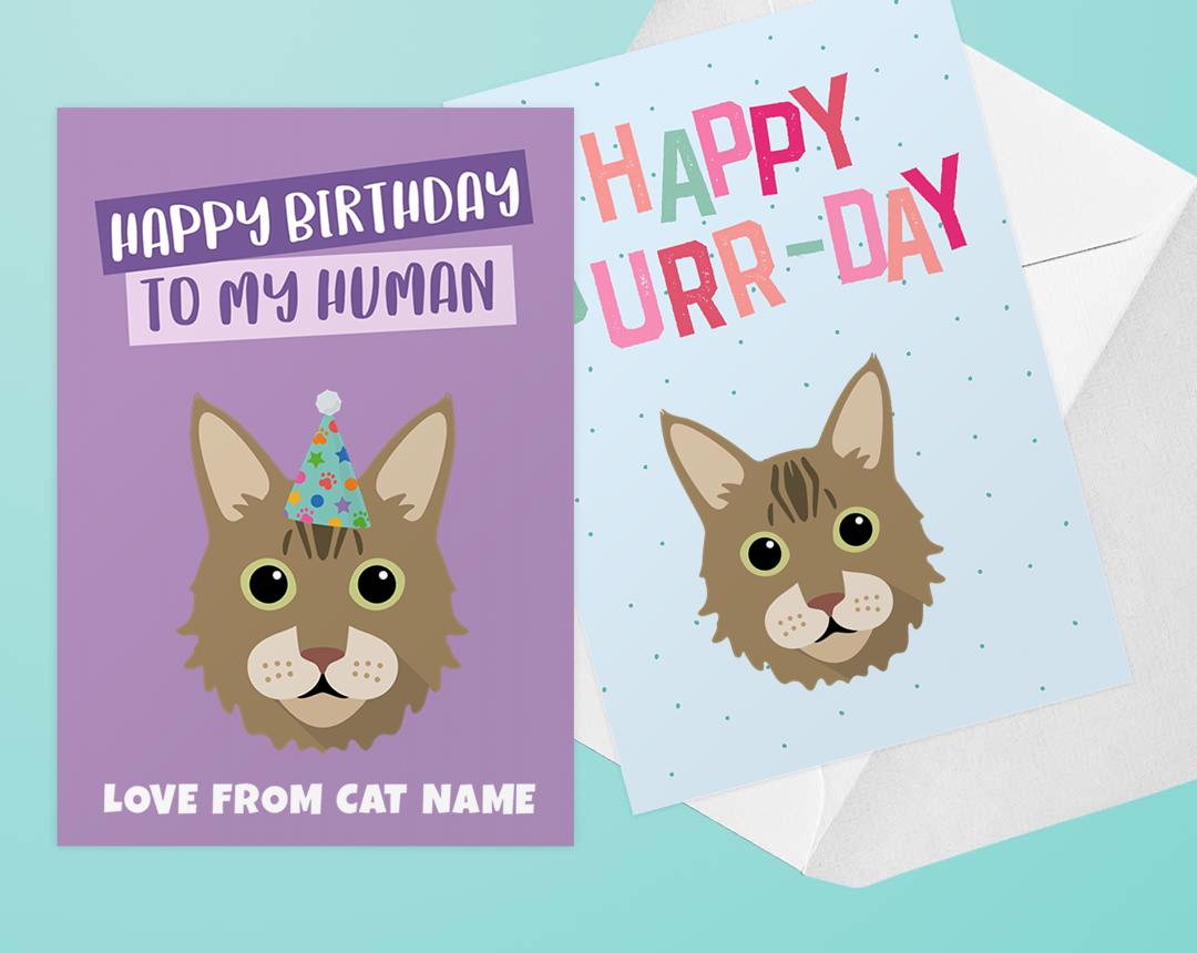 Personalized Cat Cards
