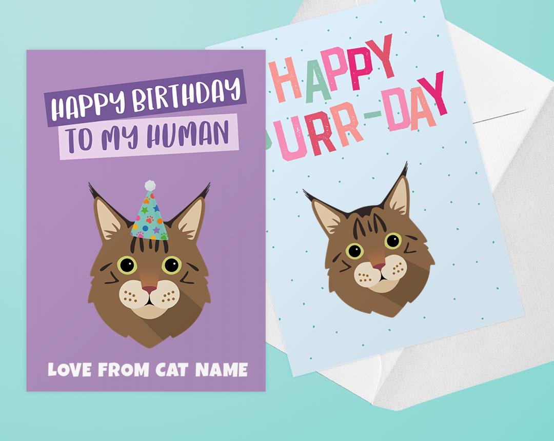 Personalized Cat Cards