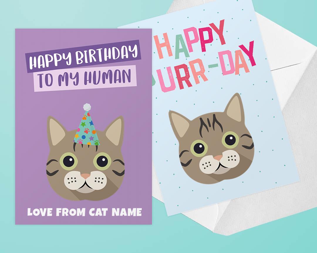 Personalized Cat Cards