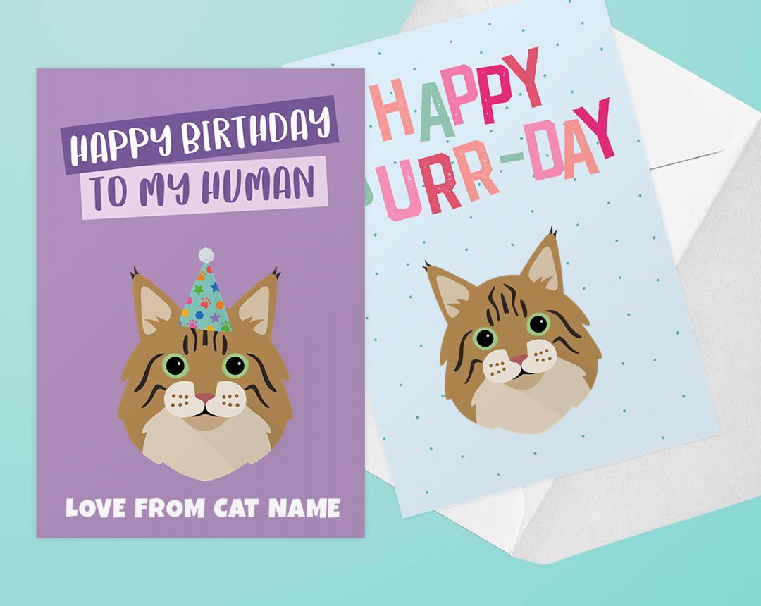 Personalized Cat Cards