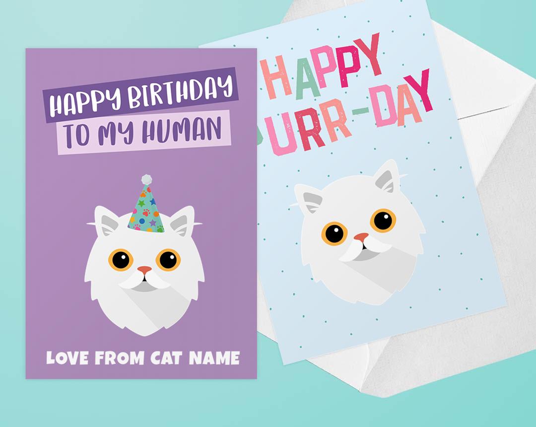 Personalized Cat Cards