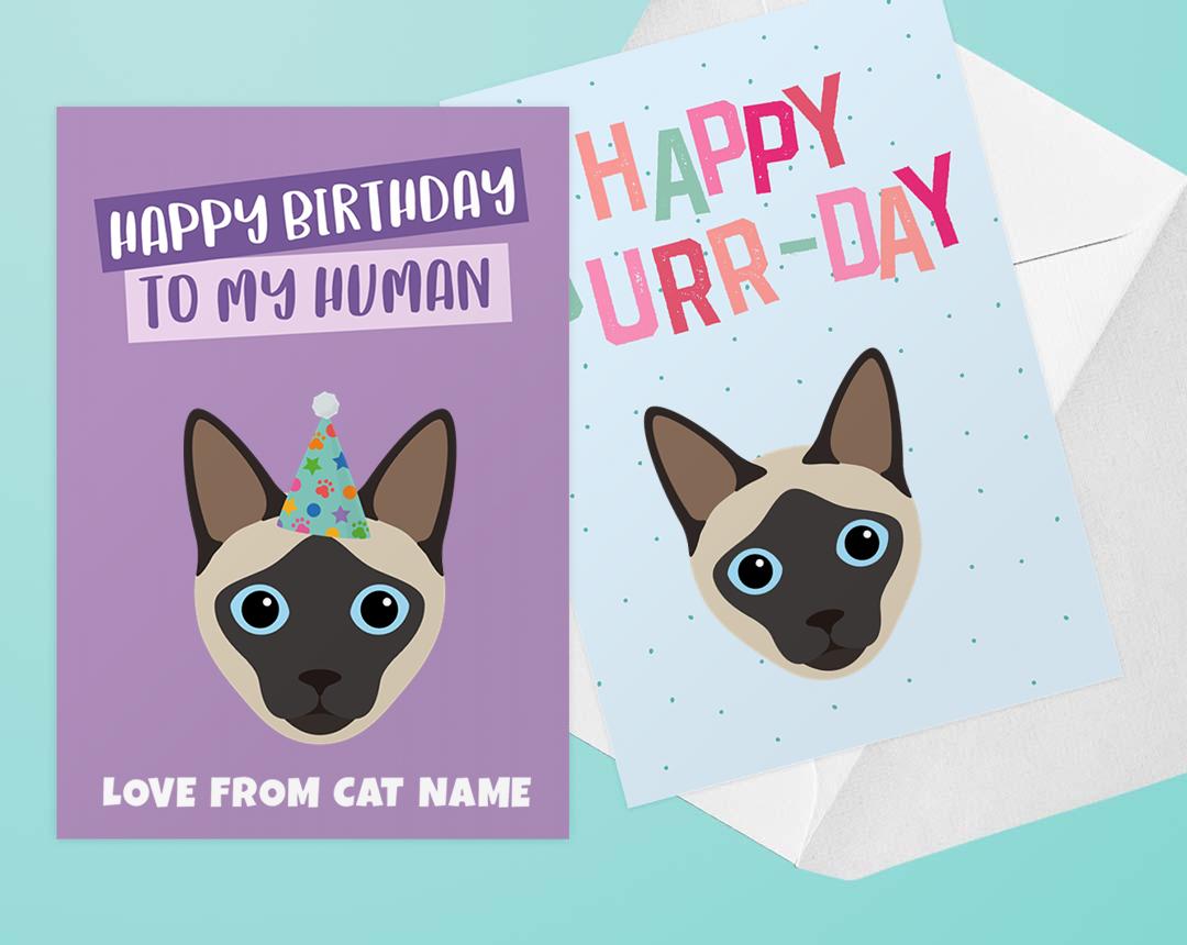 Personalized Cat Cards