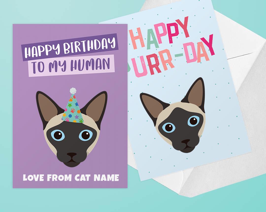 Personalized Cat Cards