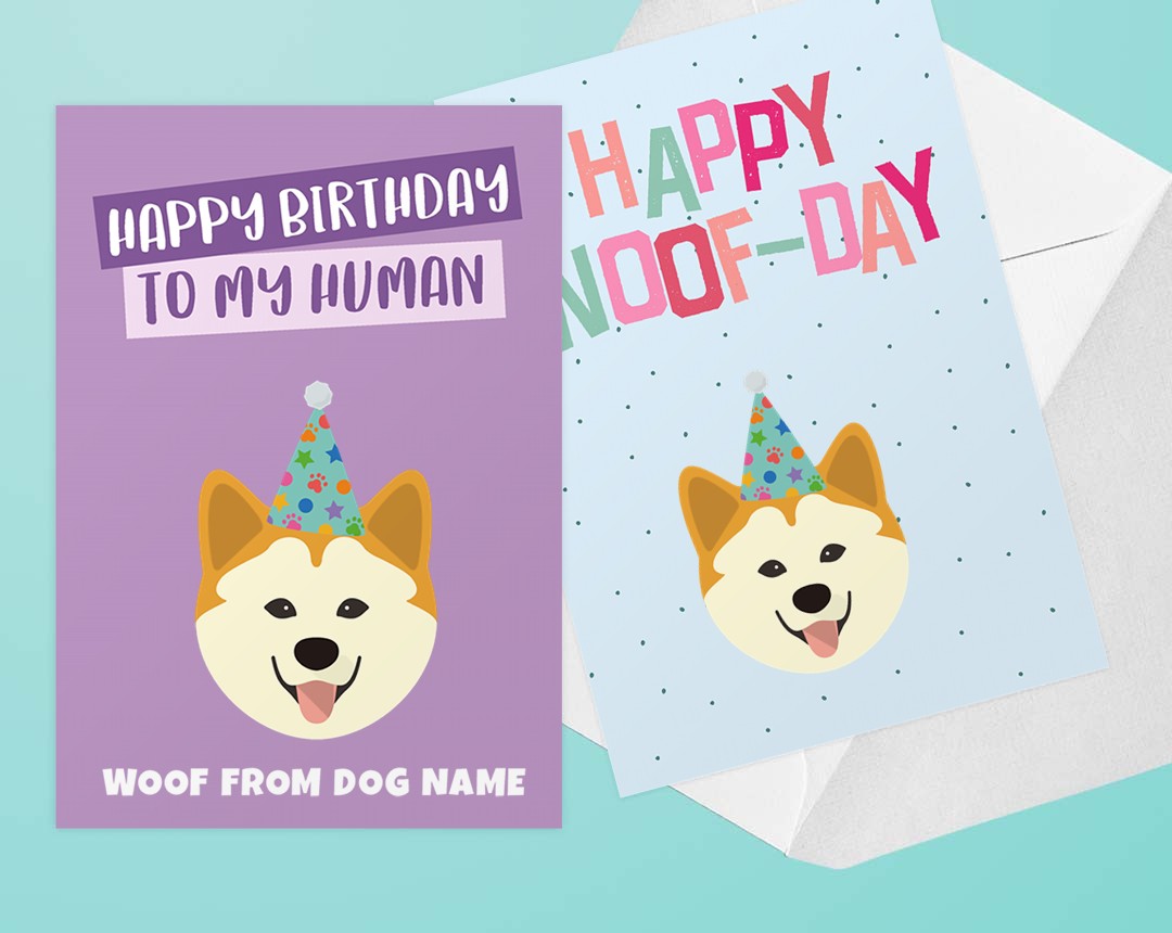Personalized Dog Greeting Cards