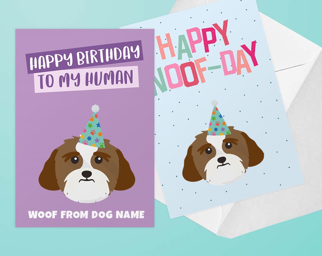 Personalized Dog Greeting Cards