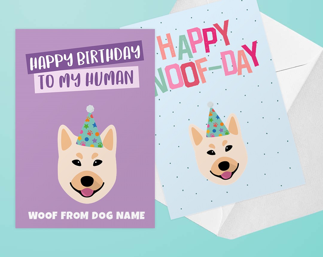 Personalised Dog Cards