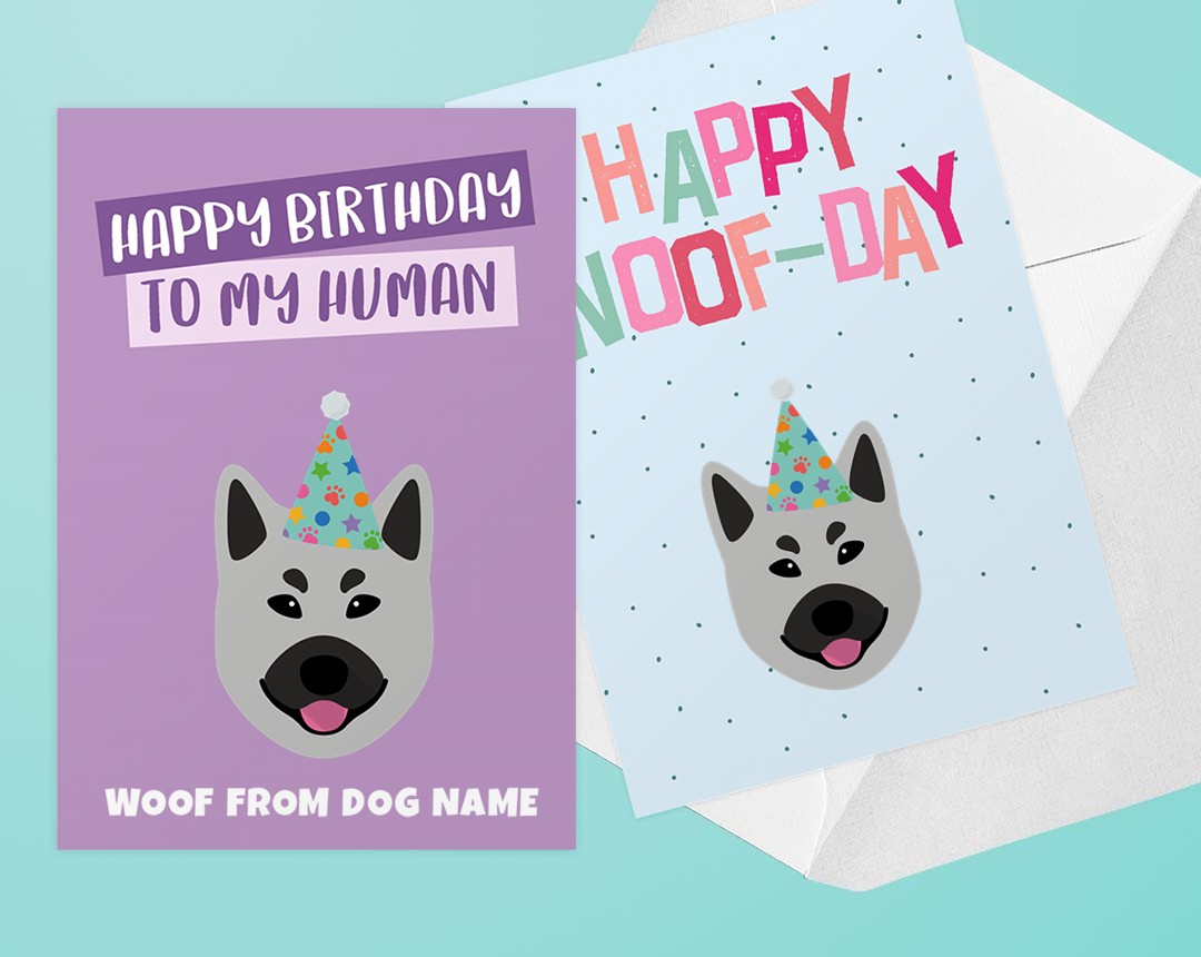 Personalised Dog Cards