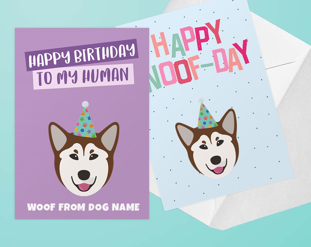 Personalized Dog Greeting Cards