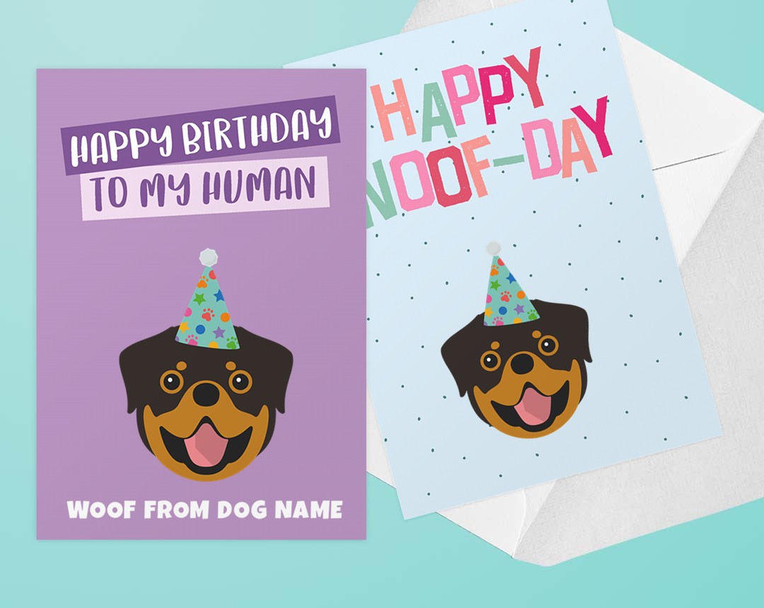 Personalized Dog Greeting Cards