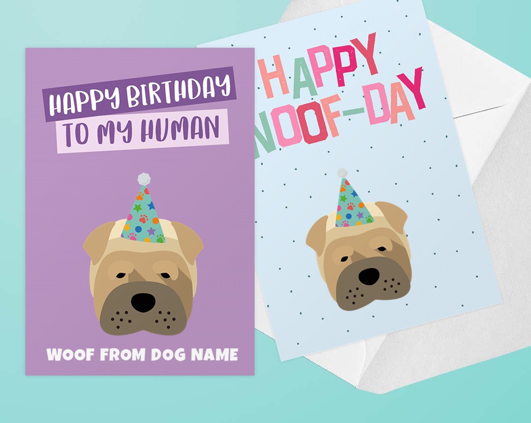 Personalized Dog Greeting Cards