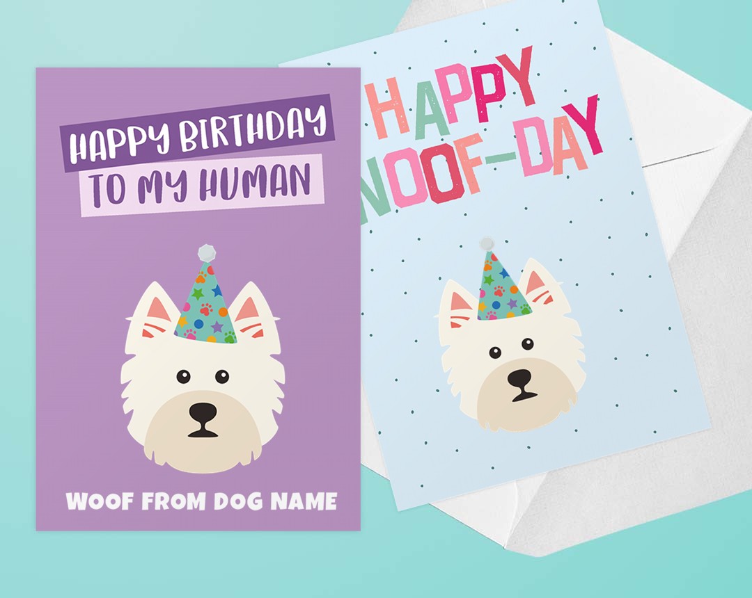 Personalised Dog Cards