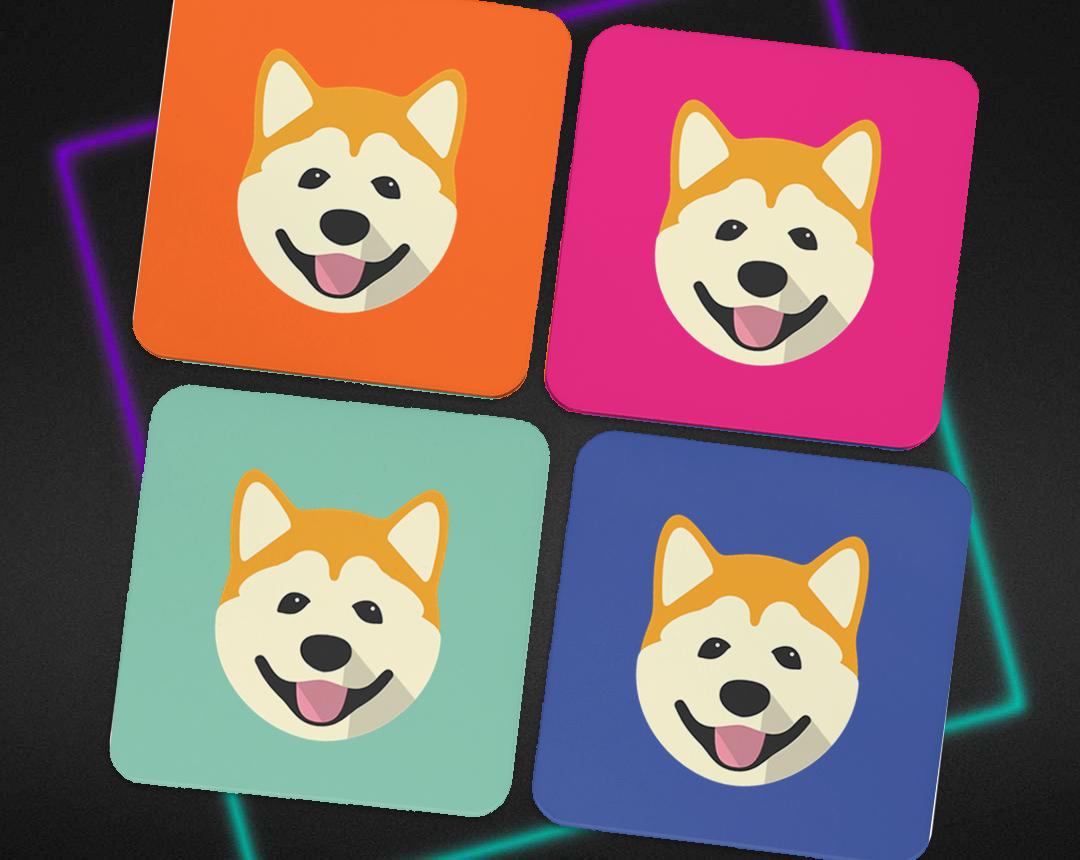 Personalized Dog Coasters