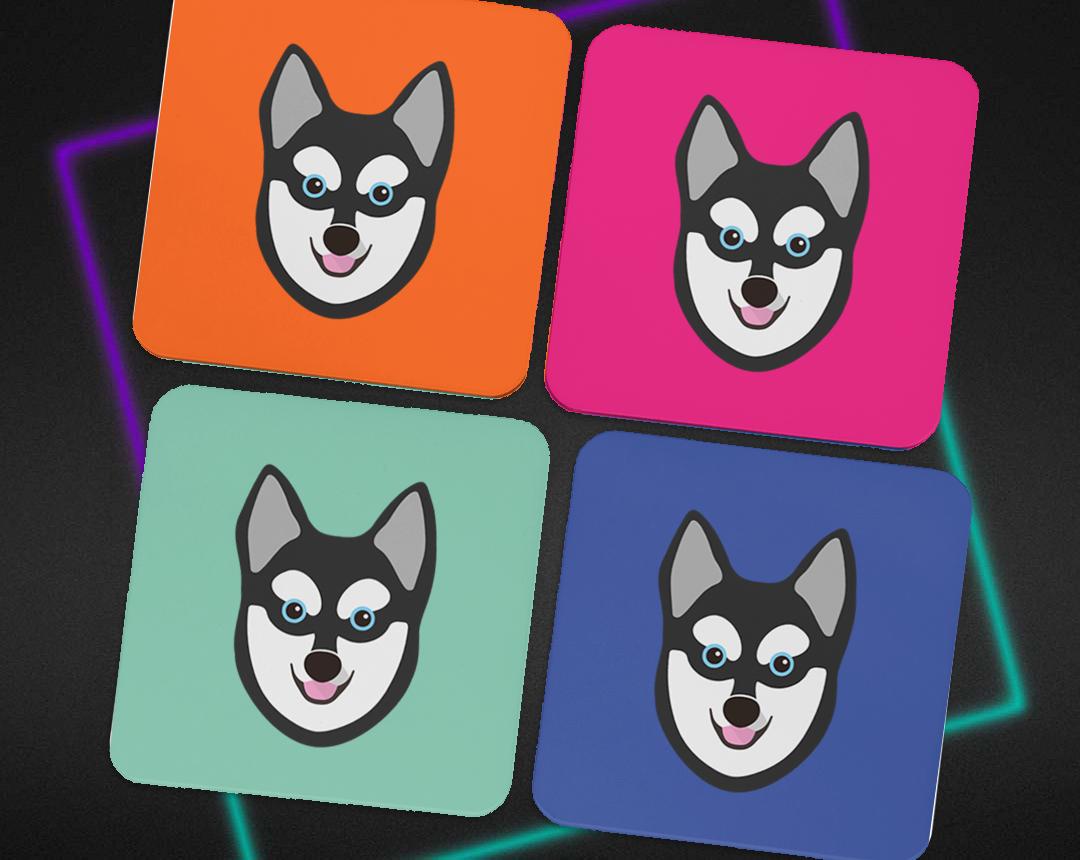 Personalized Dog Coasters