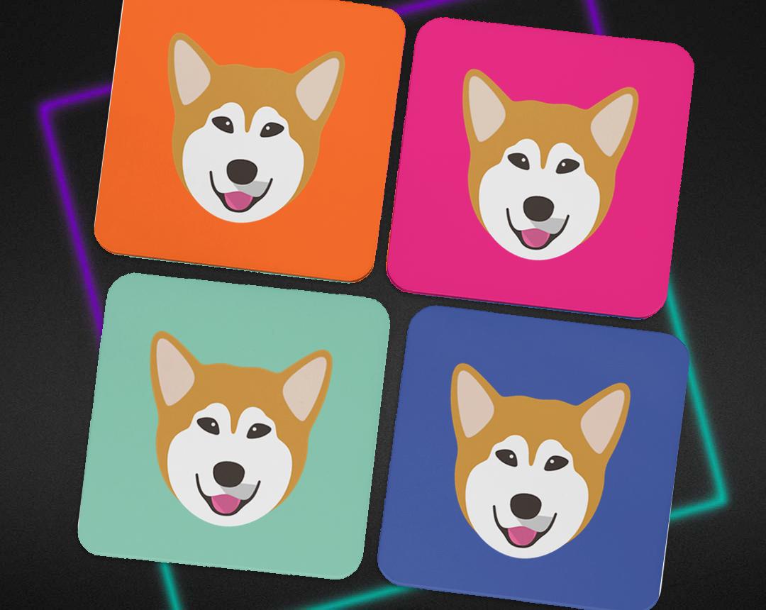 Personalized Dog Coasters