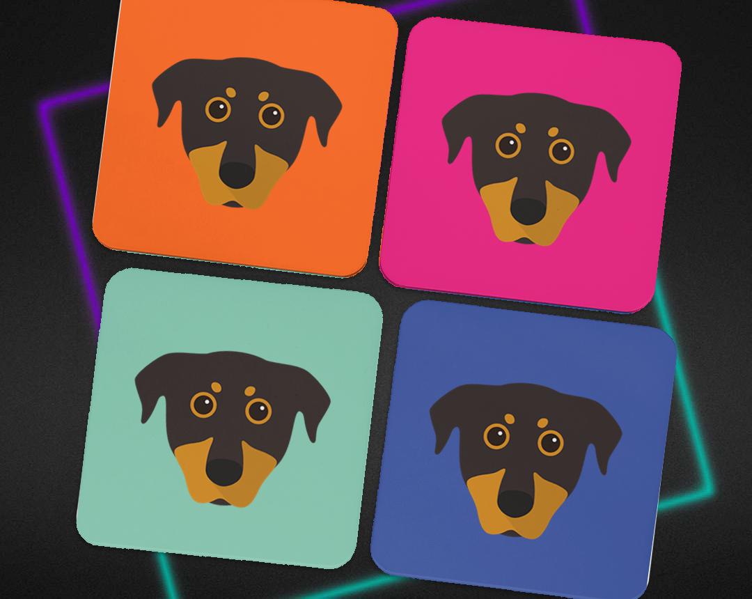 Personalized Dog Coasters