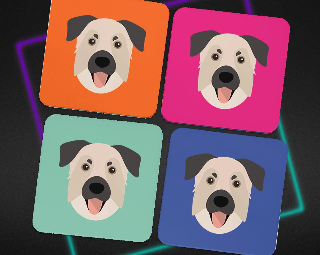 Personalized Dog Coasters