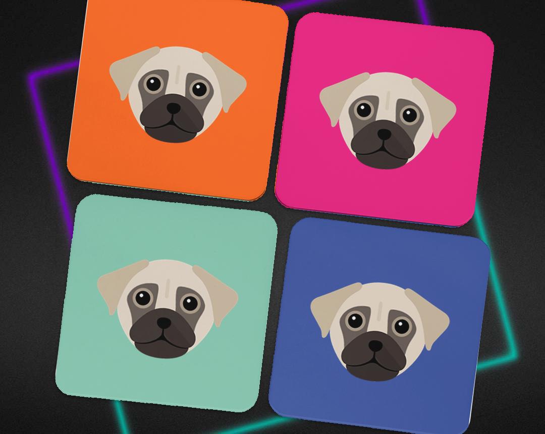 Personalized Dog Coasters