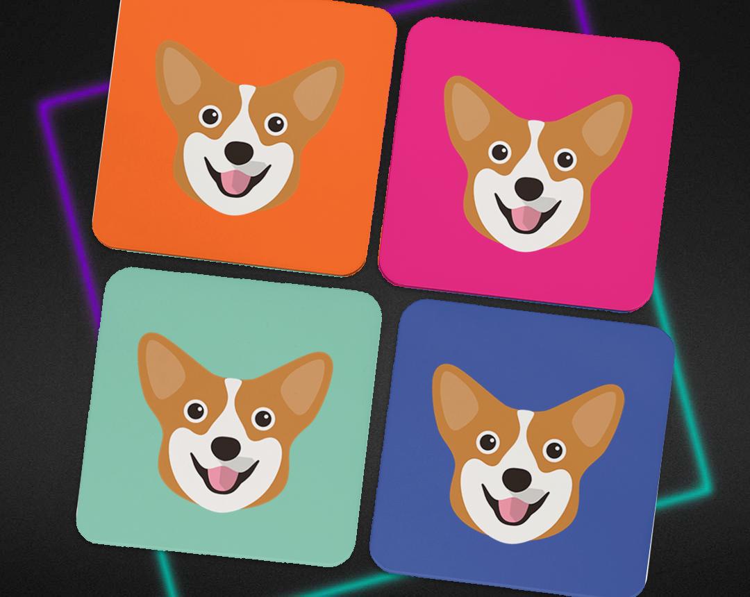 Personalized Dog Coasters