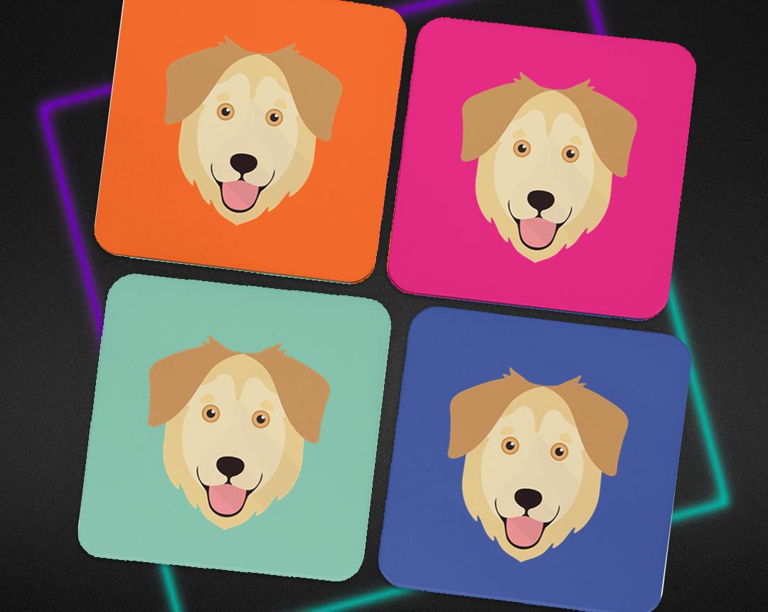 Personalized Dog Coasters