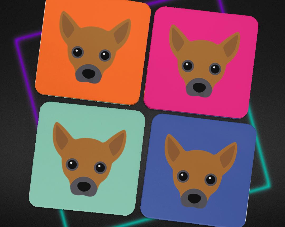 Personalized Dog Coasters
