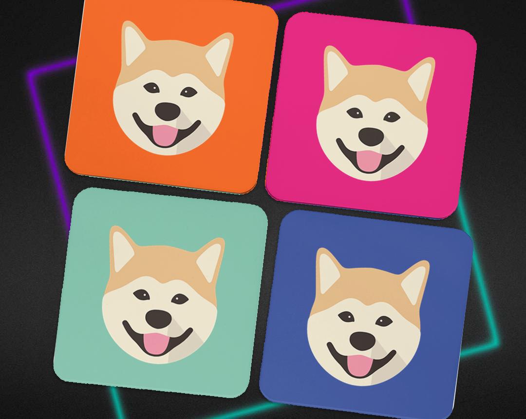 Personalized Dog Coasters