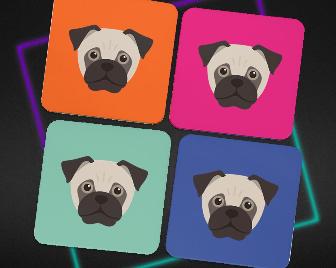Personalized Dog Coasters