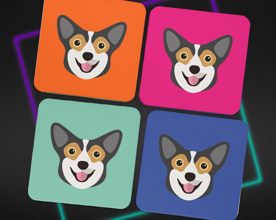 Personalized Dog Coasters
