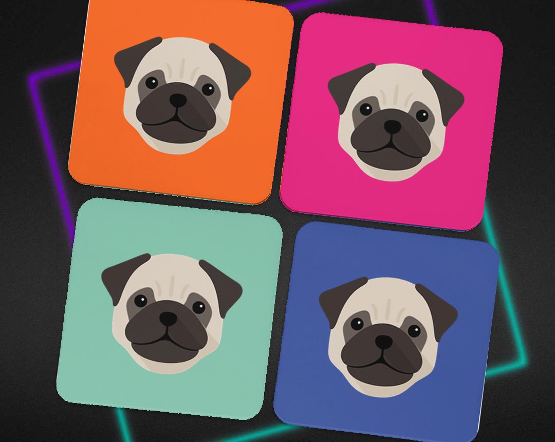 Personalized Dog Coasters