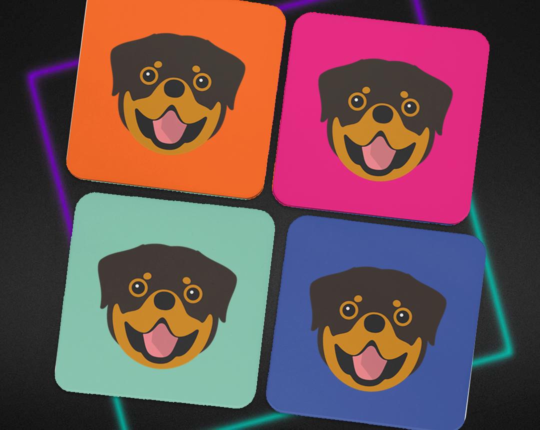 Personalized Dog Coasters