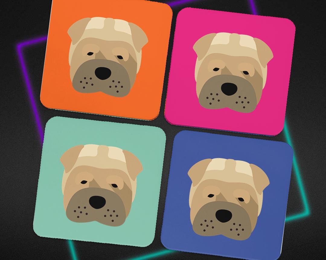 Personalized Dog Coasters