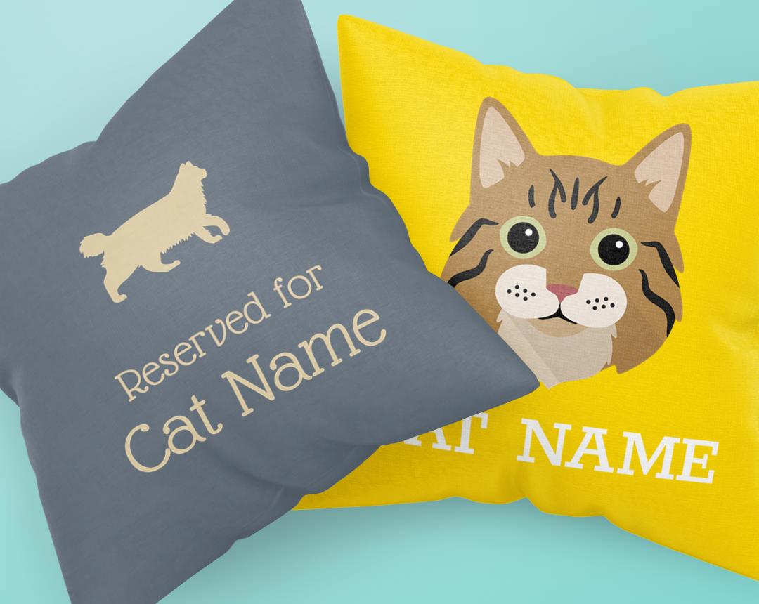 Personalized Cat Cushions Pillows