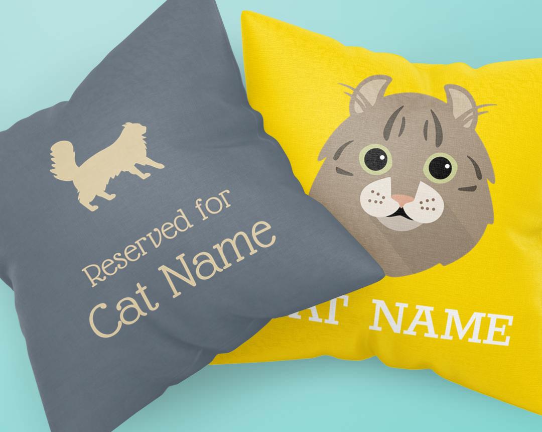 Personalized Cat Cushions Pillows
