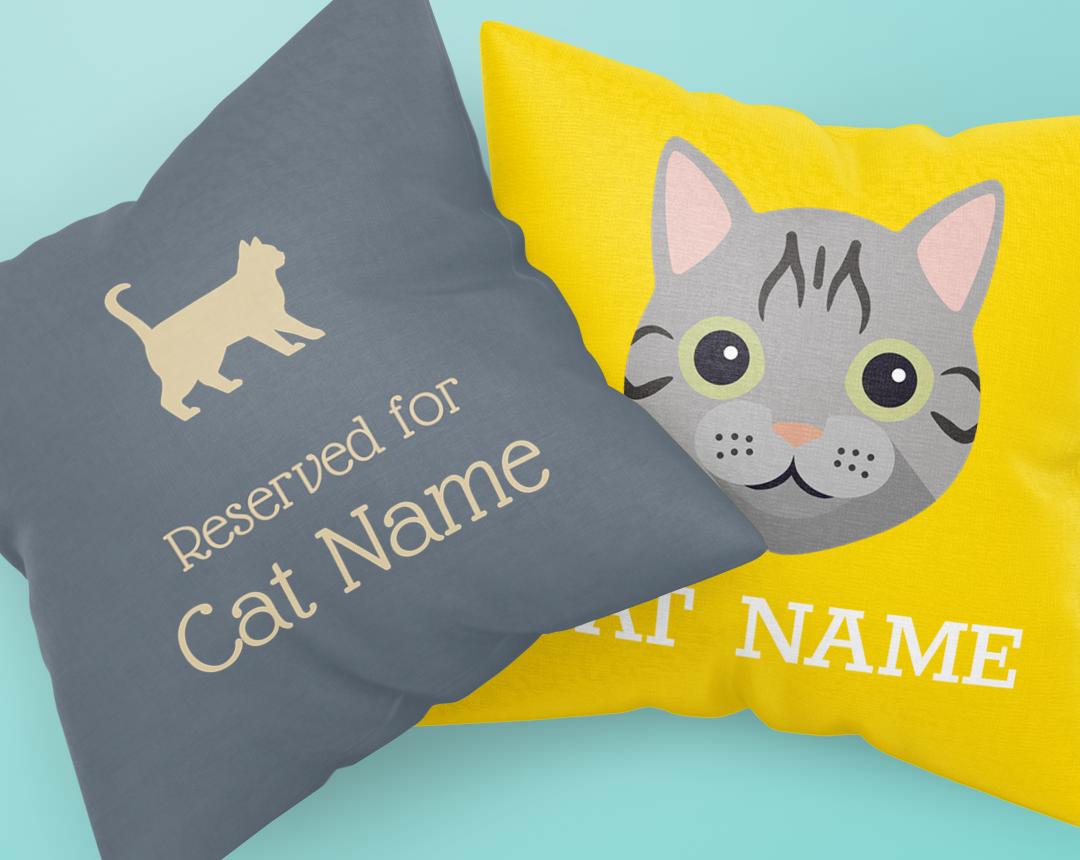 Personalized Cat Cushions Pillows