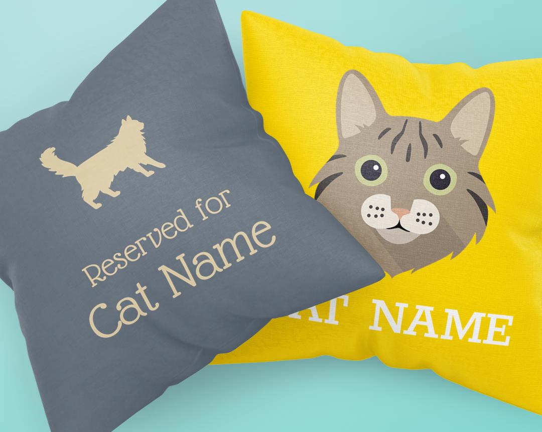 Personalized Cat Cushions Pillows