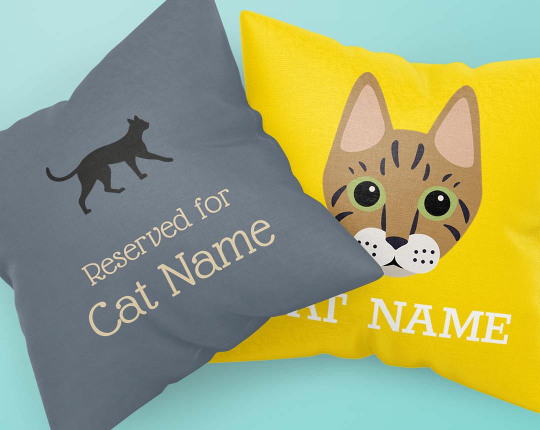 Personalized Cat Cushions Pillows