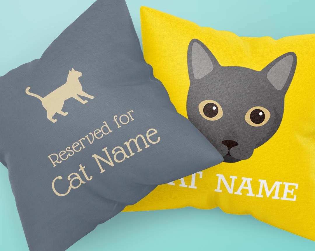 Personalized Cat Cushions Pillows