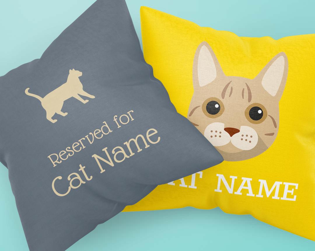 Personalized Cat Cushions Pillows