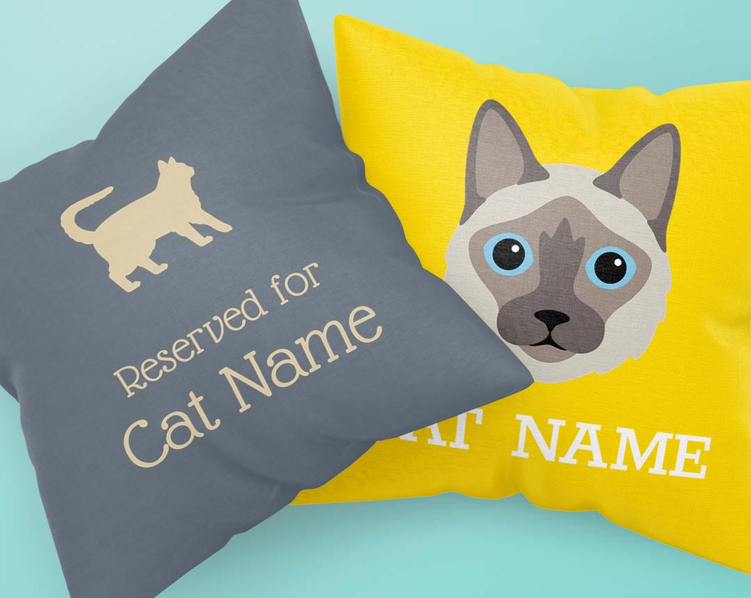 Personalized Cat Cushions Pillows