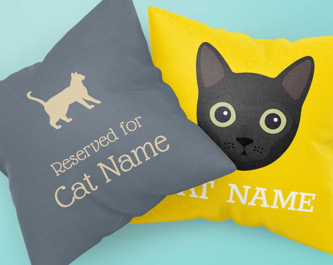 Personalized Cat Cushions Pillows