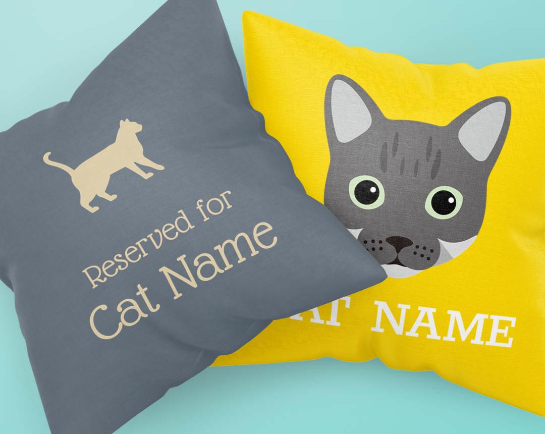 Personalized Cat Cushions Pillows