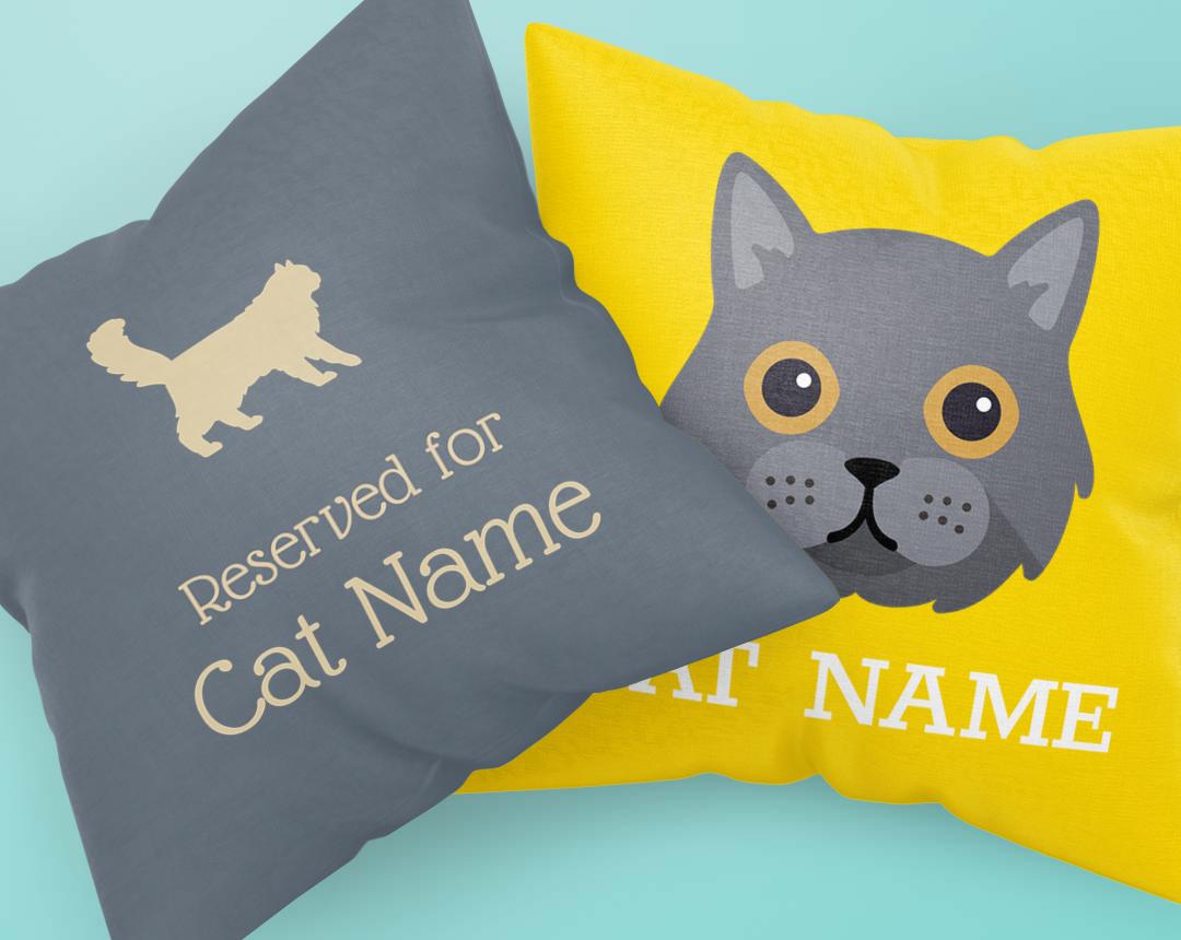 Personalized Cat Cushions Pillows