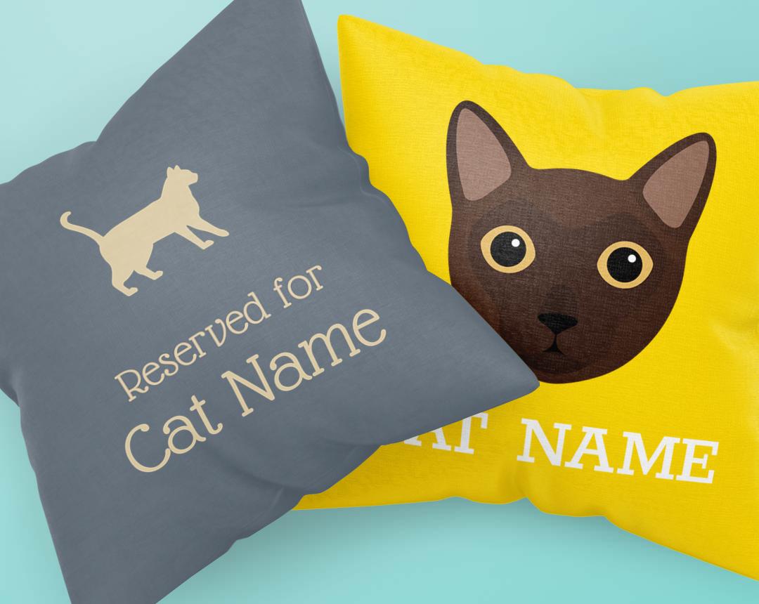 Personalized Cat Cushions Pillows