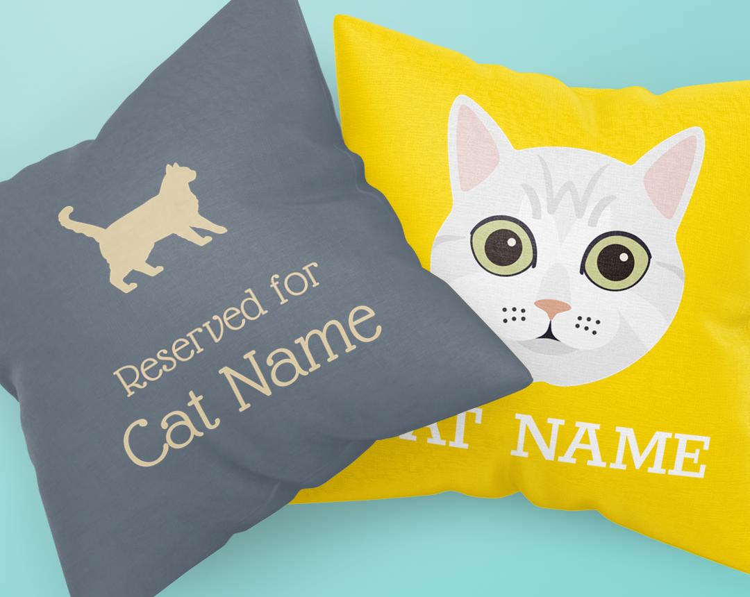 Personalized Cat Cushions Pillows