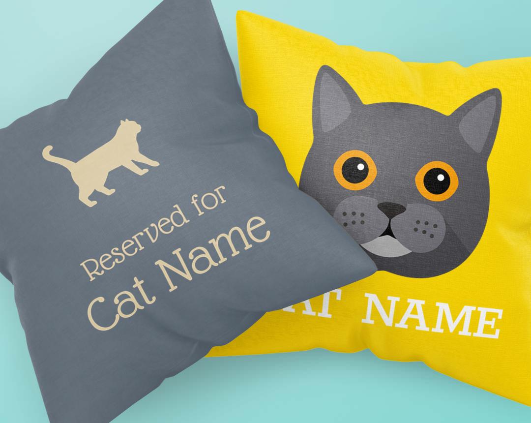 Personalized Cat Cushions Pillows