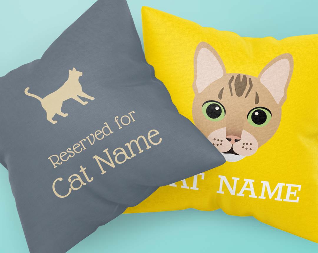 Personalized Cat Cushions Pillows