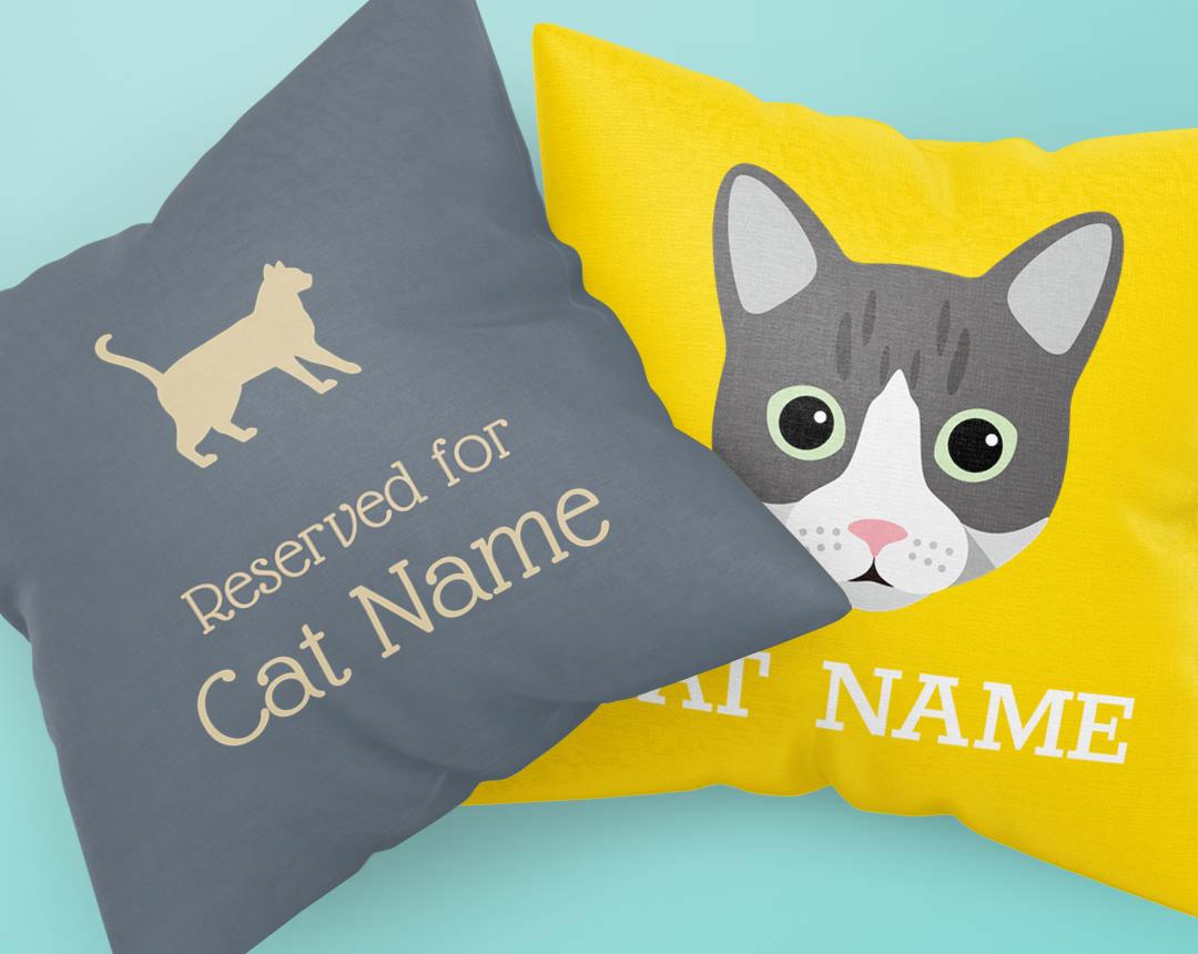 Personalized Cat Cushions Pillows