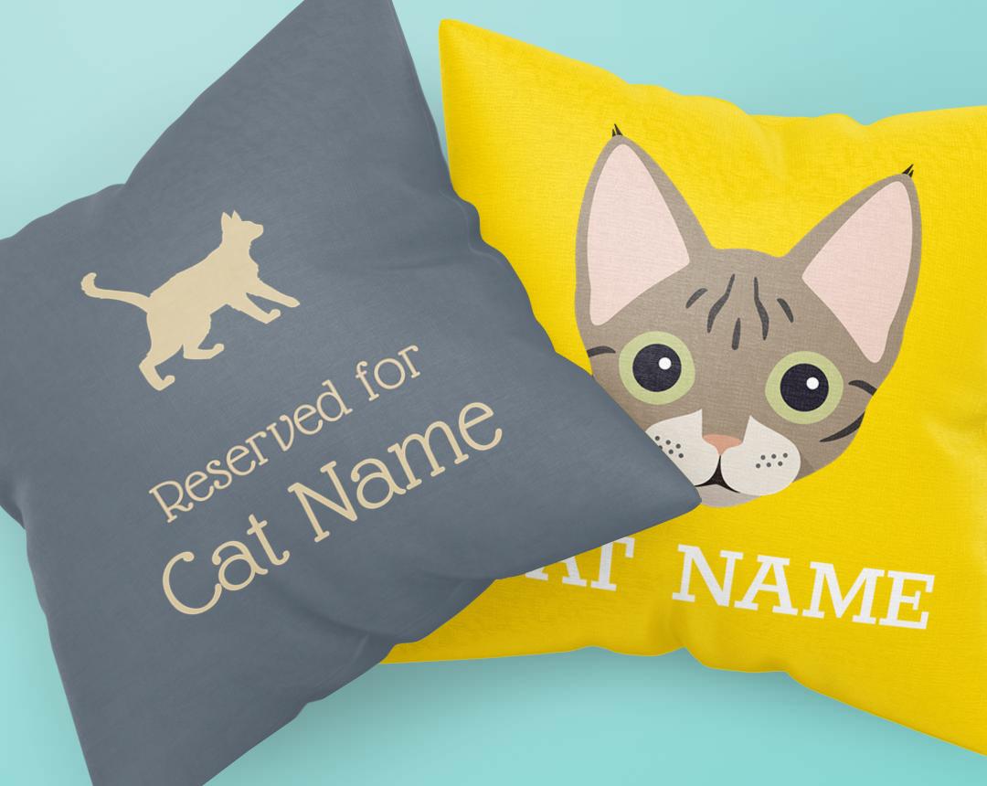Personalized Cat Cushions Pillows