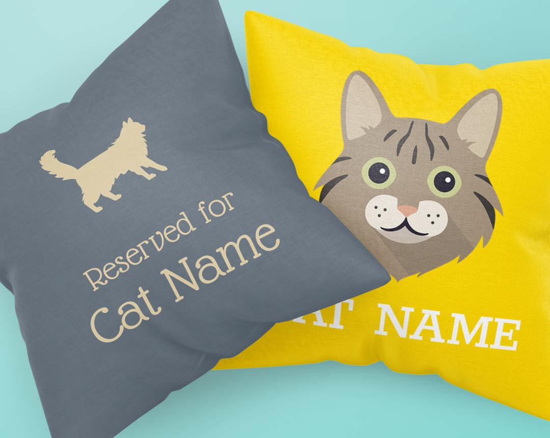 Personalized Cat Cushions Pillows