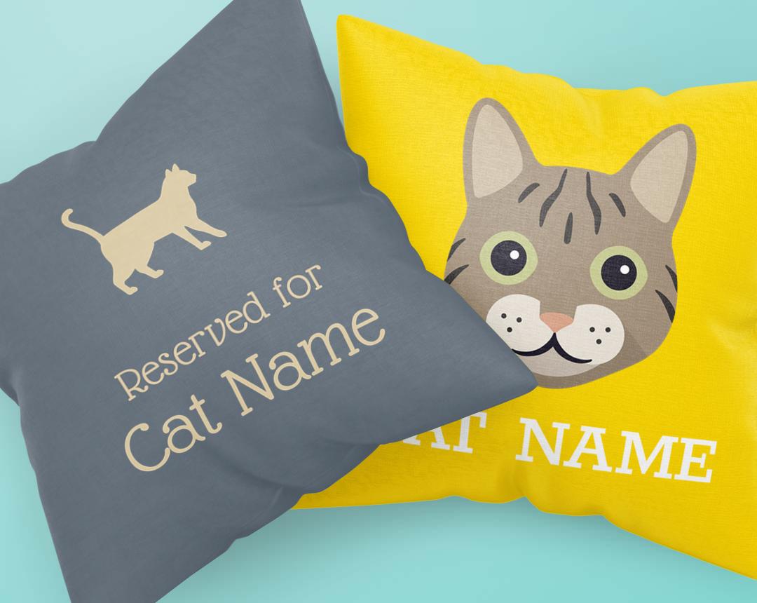 Personalized Cat Cushions Pillows