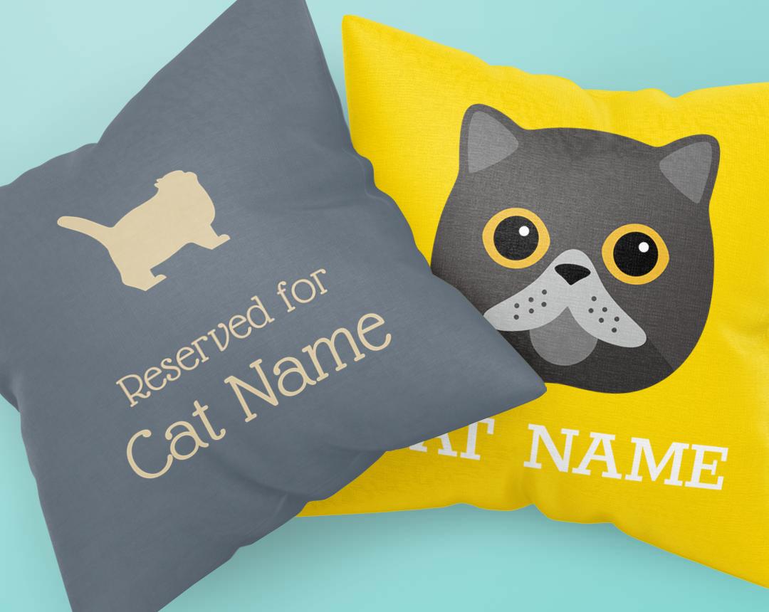 Personalized Cat Cushions Pillows